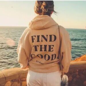 Find The Good Embroidered Hoodie NWT
